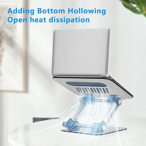 Nouvelle arrivée, support de refroidissement réglable à 360 degrés en aluminium et plastique, pliable, multi-angles, facile à transporter, portable pour ordinateur portable - Product Image 3