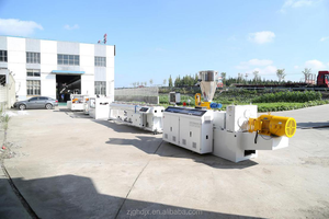 Due Die Testa Cavità Tubo IN PVC Estrusione Linea di Produzione/Doppio PVC Tubi Conduit Che Fa La Macchina - Product Image 2