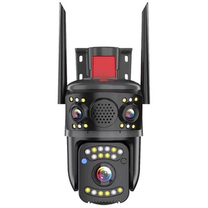 Outdoor YOOSEE 6MP 3x Lenses IP66 <b>Wireless</b> WIFI Cameras Three Screens Monitor P2p Smart Home <b>Security</b> <b>Camera</b> WIFI PTZ IP <b>Camera</b> - Product Image 1
