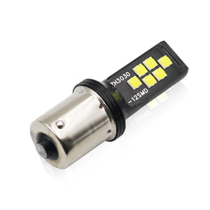 Luz de freno elevada para coche, intermitente, 1156, 1157, 12 luces, 3030, luz trasera, bombilla de 12V. - Product Image 2