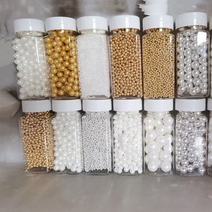 100g de bonbons comestibles pour la décoration de gâteaux arrose <span class=keywords><strong>comestible</strong></span> saupoudrer de perles comestibles - Product Image 1