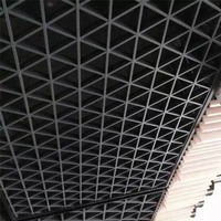 Techo decorativo de metal de aluminio de alta calidad para gimnasio, oficina, hogar, almacén, rejilla, azulejos de techo de celda duraderos