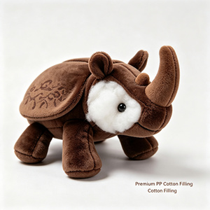 Peluche réaliste de coléoptère <span class=keywords><strong>rhinocéros</strong></span> japonais, insecte en peluche, logo personnalisé, souvenir du zoo, réserve naturelle, jouet éducatif pour enfants sur l'entomologie - Product Image 3