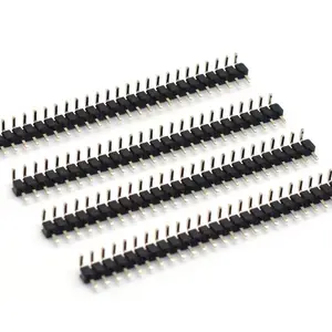 one-stop purchasesingle row bent needle 26 pin 2.54 mm pcb pin header male connector support customization