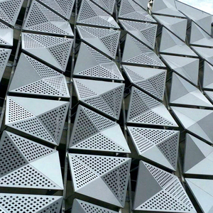 Panneaux de bardage en aluminium pour murs extérieurs de bâtiments de grande hauteur en Malaisie, panneaux 3D pour <span class=keywords><strong>façade</strong></span> ou mur - Product Image 1