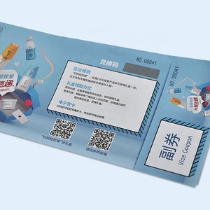 Tickets <span class=keywords><strong>d</strong></span>'entrée en papier personnalisés en gros de haute qualité avec impression personnalisée, format A6 - Product Image 5