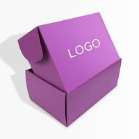 Boîtes d'expédition cadeaux Sencai en vente chaude, couleur violette, boîtes d'expédition en carton ondulé personnalisées