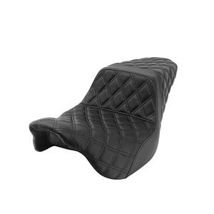 Motorrad Schwarzer Fahrer- und Soziussitz 2-Up Vordersitz und Rücksitz für Harley Touring Electra Glide Street Glide CVO 08-23 - Product Image 4