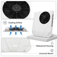 Pasetyane PTS-K30 DC12V 24V 卡车房车停车空调 2000W 露营车改装空调 带1年保修