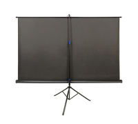 Écran de projection portable 100 pouces 16:9 avec trépied, pliable, 4K UHD, pour projection extérieure, maison, bureau, présentation