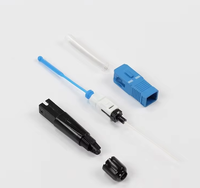 Konektor FTTH Hot Melt Fusion FC/SC UPC/APC Single Mode SM Fiber Optik Perakitan Cepat untuk Kabel Drop