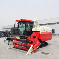 Cosechadora Combinada Tipo Oruga Multifuncional para Granos y Patatas, Equipada con Motor de 54.6kW y Tractor de 90-120HP
