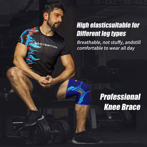 Kunli ปลอกพยุงข้อเข่า, ปลอกป้องกันการลื่นสำหรับเล่นวอลเลย์บอลวิ่งคู่ Basketball1 - Product Image 3