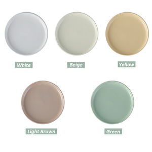 Ensemble de 12 assiettes en porcelaine de luxe de style nordique, personnalisables avec logo, 8/10 pouces, écologiques, compatibles lave-vaisselle et micro-ondes, pour mariage - Product Image 4