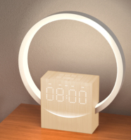 Despertador Multifuncional con Luz de Amanecer, Sonido Blanco, Sonidos de la Naturaleza, Altavoz con Bluetooth, Lámpara LED y Alarma