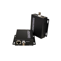 EOC Réseau IP sur RG59 / RG6 Extender Ip RJ45 vers convertisseur coaxial analogique BNC vers LAN pour les routeurs de caméras IP IPTV