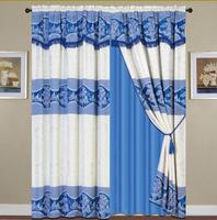 Rideau pour fenêtre de salon, tige jacquard luxueux, bon marché, vente en gros
