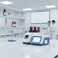 Titulador Karl Fischer Volumétrico Automático para Análisis del Contenido de Agua en Productos Farmacéuticos y Químicos, Instrumento de Laboratorio de Alta Precisión