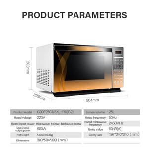 Horno <span class=keywords><strong>Microondas</strong></span> de 25L, Horno de Vapor Integrado, Horno de Ondas de Luz para el Hogar - Product Image 3