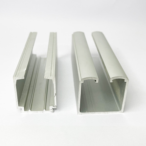 6063 T5 Champagne, profilé de <span class=keywords><strong>porte</strong></span> <span class=keywords><strong>coulissante</strong></span> de cuisine en aluminium anodisé sablage - Product Image 1