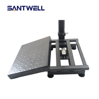 Plateforme de pesage numérique électronique 300 kg 40x50cm en acier inoxydable à plaque diamantée avec certification OEM CE