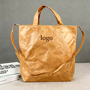 Bolsa de Compras de Papel Tyvek Impermeable, Ecológica y Lavable, con Logotipo Personalizado, al por Mayor, para Mujer - Product Image 2