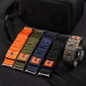 Dây đeo đồng hồ Samsung Galaxy Watch 7 Ultra 47mm bằng nylon 22mm, khóa dán thể thao, không khe hở, chất liệu vải nylon, dành cho Samsung 7 Ultra - Product Image 2