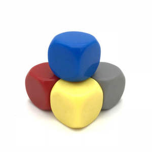 ZhongYi No. 22 dados acrílicos brillantes de 22 mm para bolígrafos grandes, herramienta didáctica interesante para juegos de dados - Product Image 1