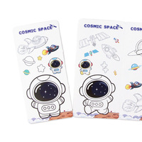 Kit de coloriage et de peinture spatiale pour astronautes, ensemble de peinture à l'aquarelle DIY pour enfants avec cartes à dessiner, cadeau artistique et créatif pour enfants