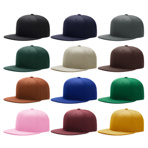 Новая модная кепка-снепбэк с 6 панелями, индивидуальной вышивкой логотипа, классическая, с плоским козырьком, трендовая, в стиле хип-хоп - Product Image 1