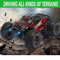 Nouvelle voiture télécommandée Monster Truck 4x4 haute vitesse à l'échelle 1:16 pour adultes et enfants, 35+ MPH, 4 canaux, portée de 80 m, câble USB inclus