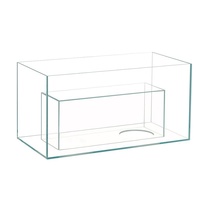 Aquarium cylindrique en verre ultra-transparent, intégré avec abri pour chat et tunnel, petit modèle domestique, ornemental, pour la décoration intérieure
