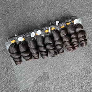 Loose <b>Wave</b> 100% Virgin Human Hair Bundles Machine Double Weft Hair Weaving Extensions Minimal Shedding Straight <b>Body</b> <b>Wave</b> - Product Image 6