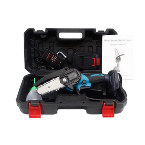 Scie à chaîne télescopique sans fil haute puissance 21V pour l'élagage des arbres en extérieur + ciseaux à long manche à batterie - Product Image 3