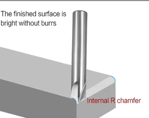 Fraise à chanfreiner interne en acier au tungstène personnalisable, chanfreinage d'angle inversé, chanfreinage d'angle en arc, chanfreinage de bord en angle R - Product Image 6