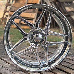 ล้อฟอร์จบิลเล็ต 18x8 20x11.5 22x12 5x4.75 5x5 ขัดเงา ขอบ 5 ก้าน สำหรับรถเชฟโรเลต เชเวลล์ คามาโร รถคลาสสิก ล้อแต่ง - Product Image 3