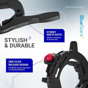 Verrouillage <span class=keywords><strong>de</strong></span> l'accélérateur <span class=keywords><strong>universel</strong></span> <span class=keywords><strong>pour</strong></span> moto, régulateur <span class=keywords><strong>de</strong></span> <span class=keywords><strong>vitesse</strong></span>, pince d'assistance, installation facile, compatible avec la plupart des guidons, longues balades, 1 pièce - Product Image 3