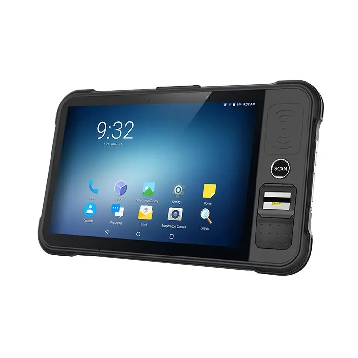 P80 Android 9 2D-Datenkollektor IP65 4G WIFI Mobiler Barcode-Scanner UHF Industrial Tablet
