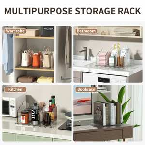 Organisateur de sac réglable en acrylique personnalisé organisateur de stockage de sac à main de placard organisateur de stockage de sac à main de placard - Product Image 5