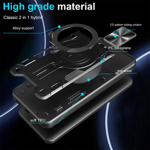 Funda para Poco X8 Pro con Cámara Deslizante, Funda Protectora para Poko Poxo <span class=keywords><strong>Pocco</strong></span> X8 Pro MAX M8 5G, Soporte para Auto, Anillo, Cubierta Trasera, Redmi A7 Pro 4G - Product Image 4