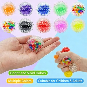 Novedad transfronteriza: Bola de agua TPR de goma suave antiestrés, bola de agua antiestrés de 3.5cm, juguete de bola de uva para adultos - Product Image 5