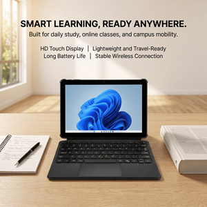 Tablette portable pour étudiants CoreNest 10,1 pouces avec clavier détachable, processeur Intel Core M3 <span class=keywords><strong>8100Y</strong></span>, 12 Go de RAM, écran tactile, ordinateur portable éducatif - Product Image 3