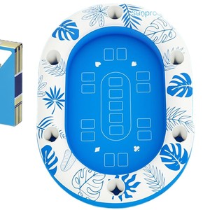 Mesa de Póker Inflable para Piscina con Portavasos, para Juegos de Piscina, Diversión de Verano, Material EVA - Product Image 5