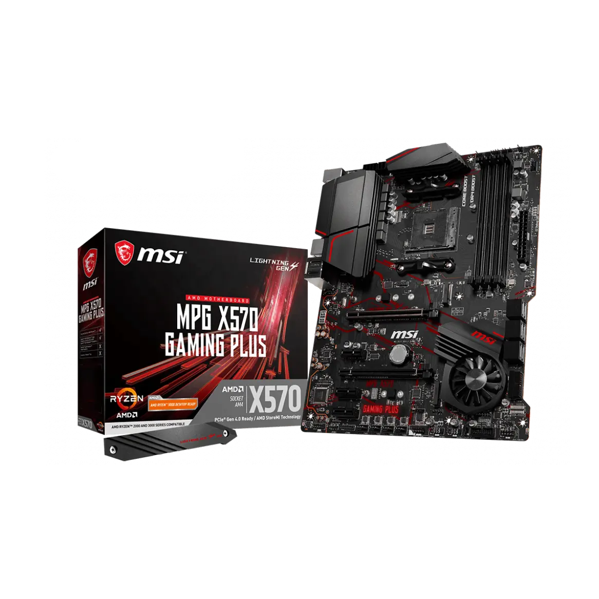 Brand New For MSI Motherboard Gaming X570 GAMING PLUS For Gaming Desktop ATX X570