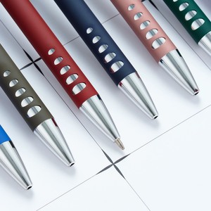 Bolígrafo con Pantalla Táctil Capacitiva para Imprimir Logotipo, Bolígrafo <span class=keywords><strong>de</strong></span> Aluminio Multicolor, Nuevo Bolígrafo Metálico Perforado - Product Image 3