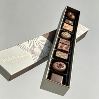 Boîte à dattes de luxe personnalisée haut de gamme de Dubaï, emballage élégant pour dattes, Ramadan, petites boîtes à chocolat pour mariage