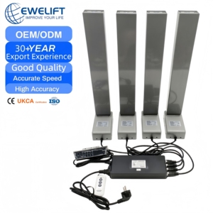 Estructura de Escritorio Eléctrico de 24V 800N con Columna de Elevación de 3 Etapas, Actuador de Altura Ajustable para Sentarse y Estar de Pie, Imán Permanente, Electrodoméstico - Product Image 1