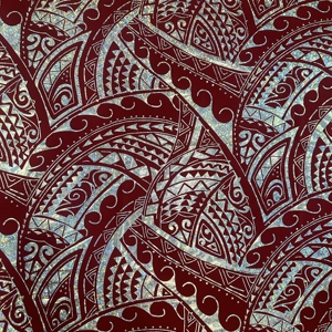 HL 100% Polyester Tissu Samoa <span class=keywords><strong>Polynésien</strong></span> Magnifique Tribal Hawaïen Effets de Bronzage à Feuille pour Vêtements Imprimés pour Filles - Product Image 2