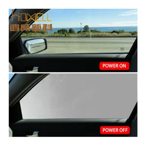 車の窓の色合いのための電子色合い透明な切り替え可能なプライバシーブラックスマートフィルム