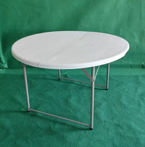 Bán buôn 48inch 4ft 120cm ngoài trời nhựa cầm tay Đảng tổ chức sự kiện gấp trong nửa vòng <span class=keywords><strong>4</strong></span> chân gấp bảng - Product Image 5